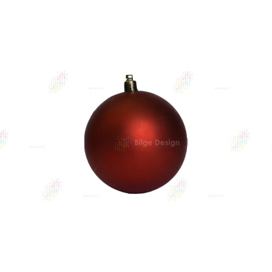 15cm Yılbaşı Topu Kırmızı Mat 15cm Yılbaşı Topu Kırmızı Mat